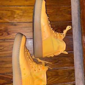nike obj air force 1 in cheesy color